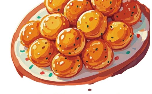 中式美食logo设计:油炸小吃
