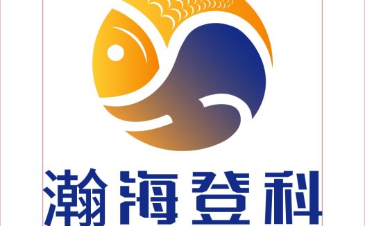 鱼形元素的现代企业logo设计