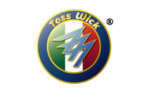 Toss Wick Logo设计:意大利风格闪电标志