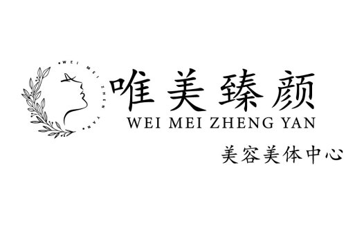 唯美美臻颜logo设计