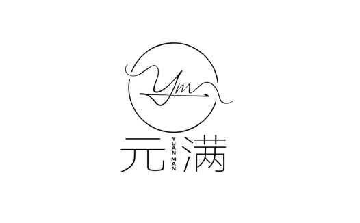 简洁线条艺术logo设计