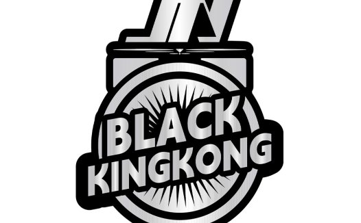 黑色金刚狼徽章logo设计
