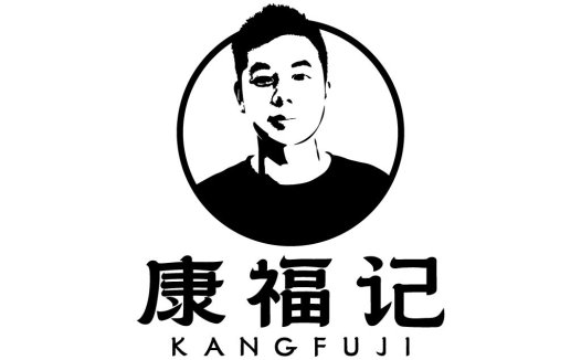 简约人物肖像logo设计