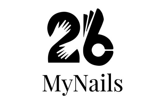 MyNails logo设计:简约美甲品牌标识