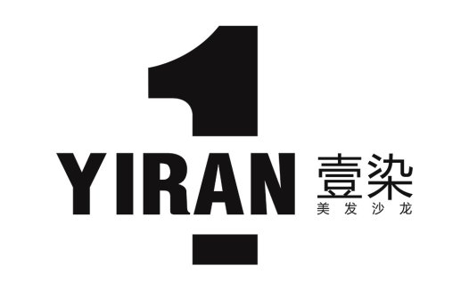 简约数字1与中文标题的logo设计