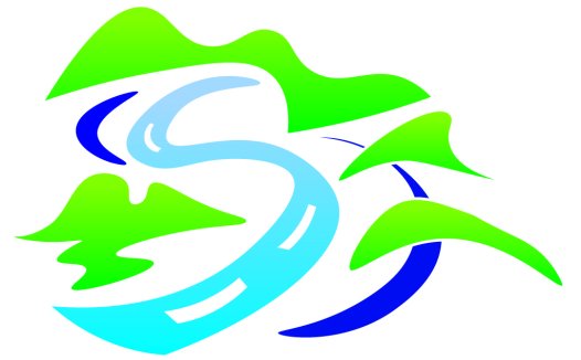 抽象流线型logo设计