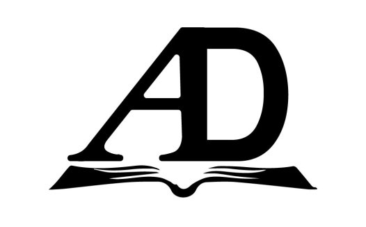 AD字母书本logo设计