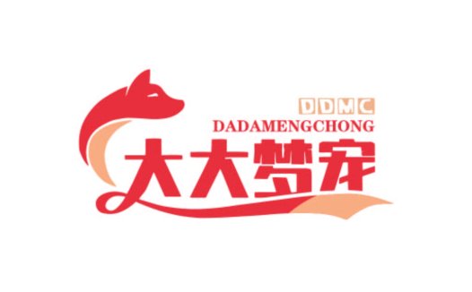 DDDMC Logo设计：红色狐狸头形象