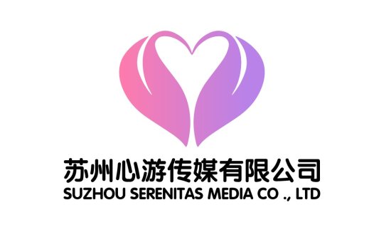 心形渐变色logo设计