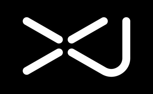 简约线条交叉logo设计