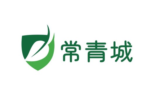 绿色生态盾牌logo设计