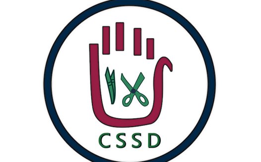 CSSD Logo设计:创意剪刀图案