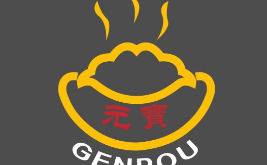 热腾腾的美食logo设计