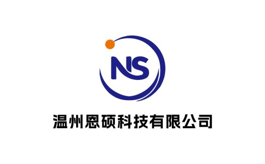 现代简洁NS字母logo设计