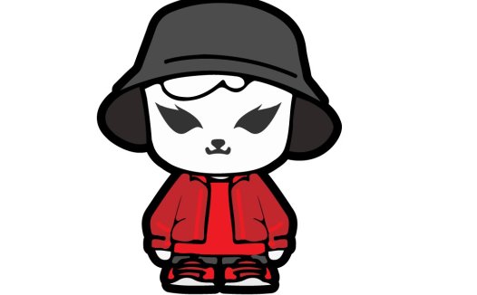 酷炫卡通人物logo设计