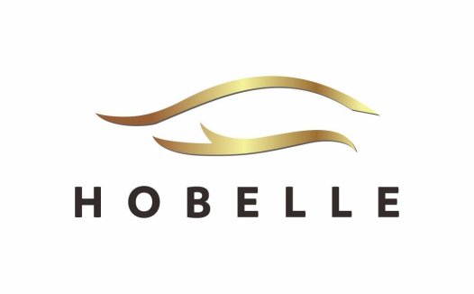 优雅金色波浪线条logo设计