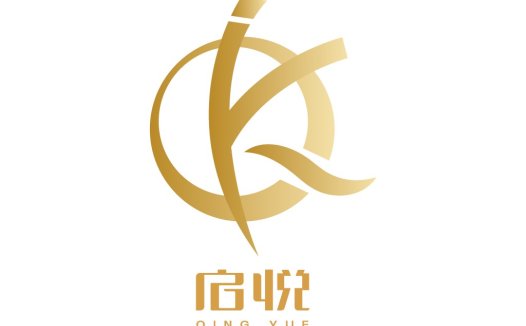 启悦logo设计:简约优雅的商务标识