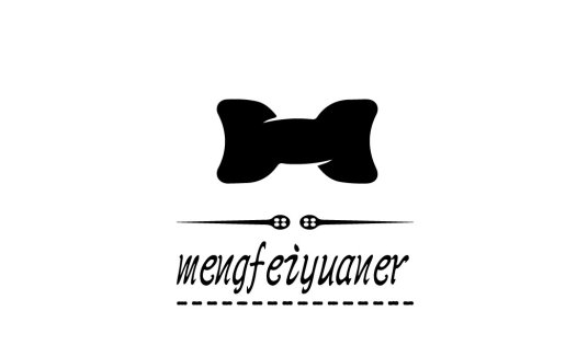 简约蝴蝶结logo设计