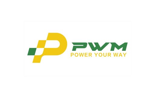 PWM logo设计:现代简洁标识