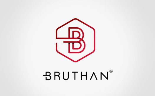 简约现代的字母B标志设计