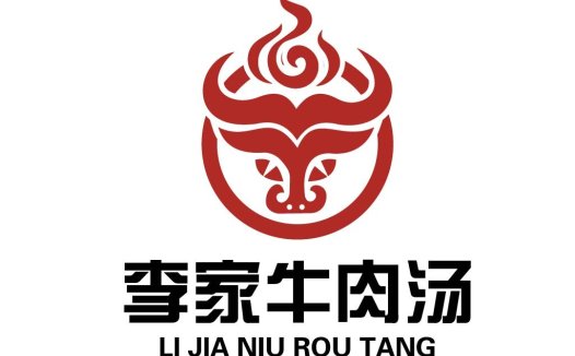 牛头火红logo设计:餐饮品牌视觉标识