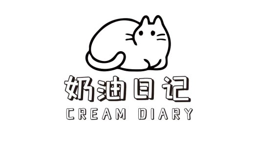 猫咪日记logo设计