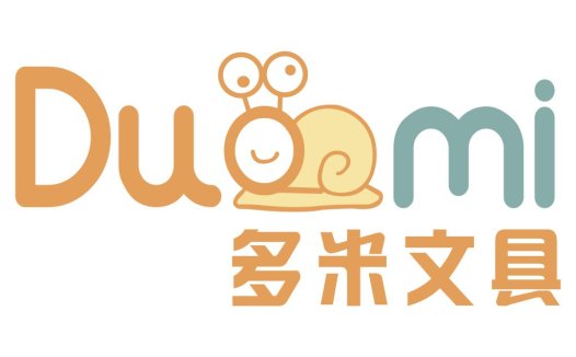 Duomi米文文具logo设计