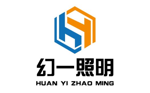 现代科技感六边形logo设计