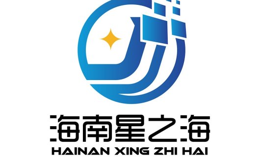 现代科技感蓝色logo设计