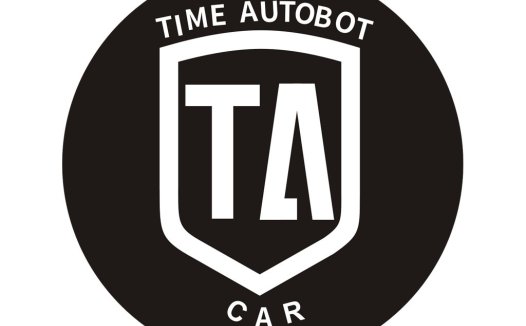 Time Auto Bot Car Logo Design