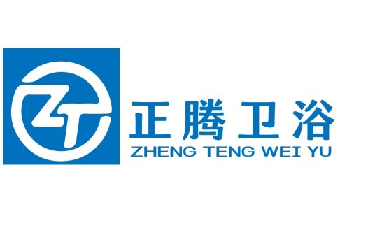 简洁现代的正腾卫浴logo设计