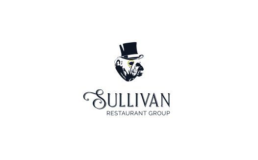 优雅复古风格的Sullivan餐厅集团logo设计