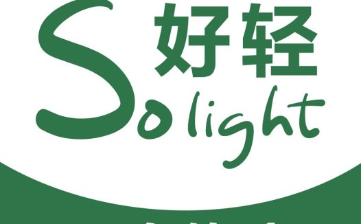 清新简约SoLight品牌logo设计