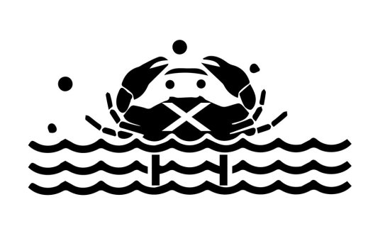 游泳运动员logo设计