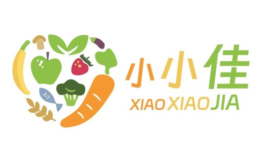 健康食品logo设计:蔬菜水果与健康生活