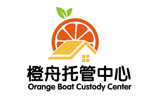 橙色房屋logo设计