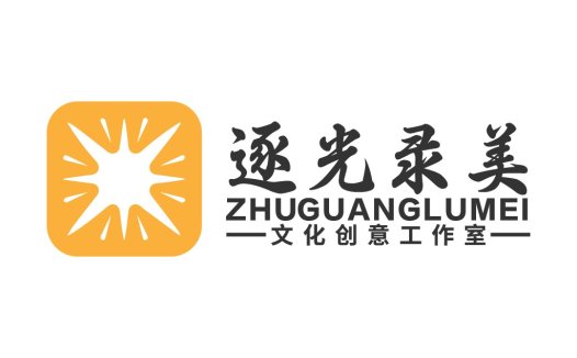 逐光录美logo设计