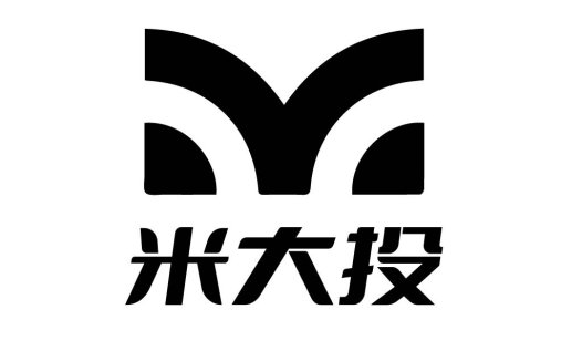 简约大气的米大投投logo设计