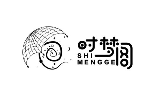 时梦阁logo设计:现代简约风格