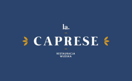 Caprese Logo设计:优雅意大利餐厅品牌标识