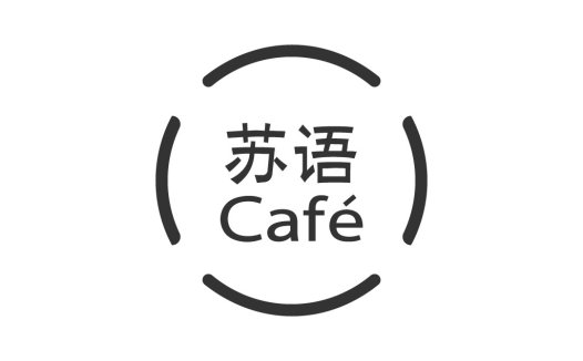 简约线条咖啡店logo设计