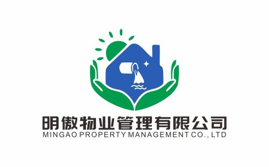 物业管理和环保主题的logo设计