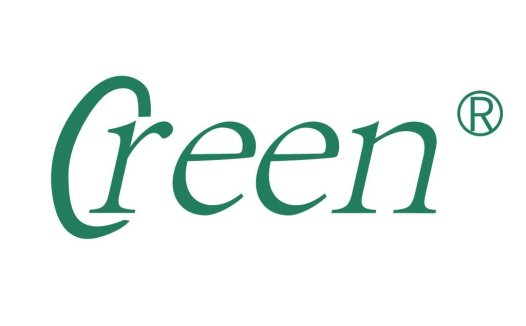 简约绿色环保字体logo设计