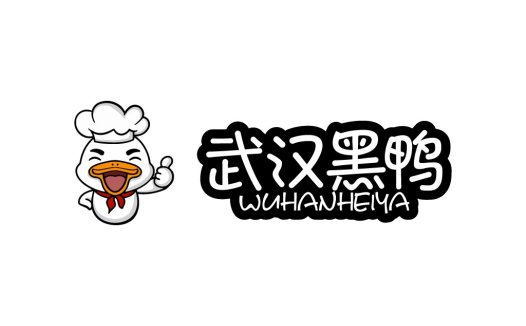 武汉黑鸭鸭logo设计