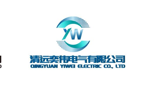 现代感蓝色圆环logo设计