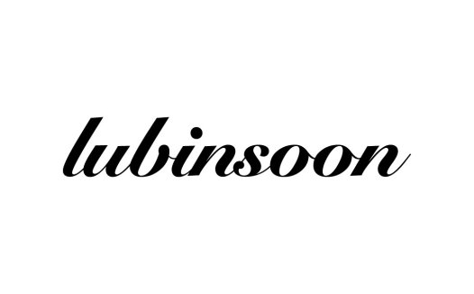 简约时尚的lubinsoon字体logo设计