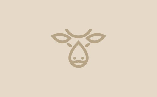 牛头logo设计:简约线条艺术