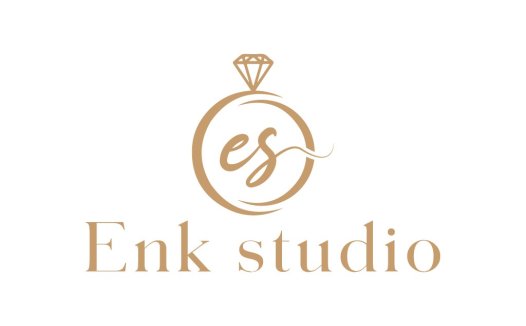 Enk Studio Logo设计:优雅珠宝品牌标识