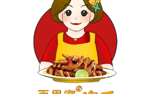 百里里客泡爪logo设计