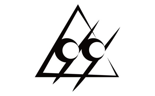 极简风格三角形logo设计
